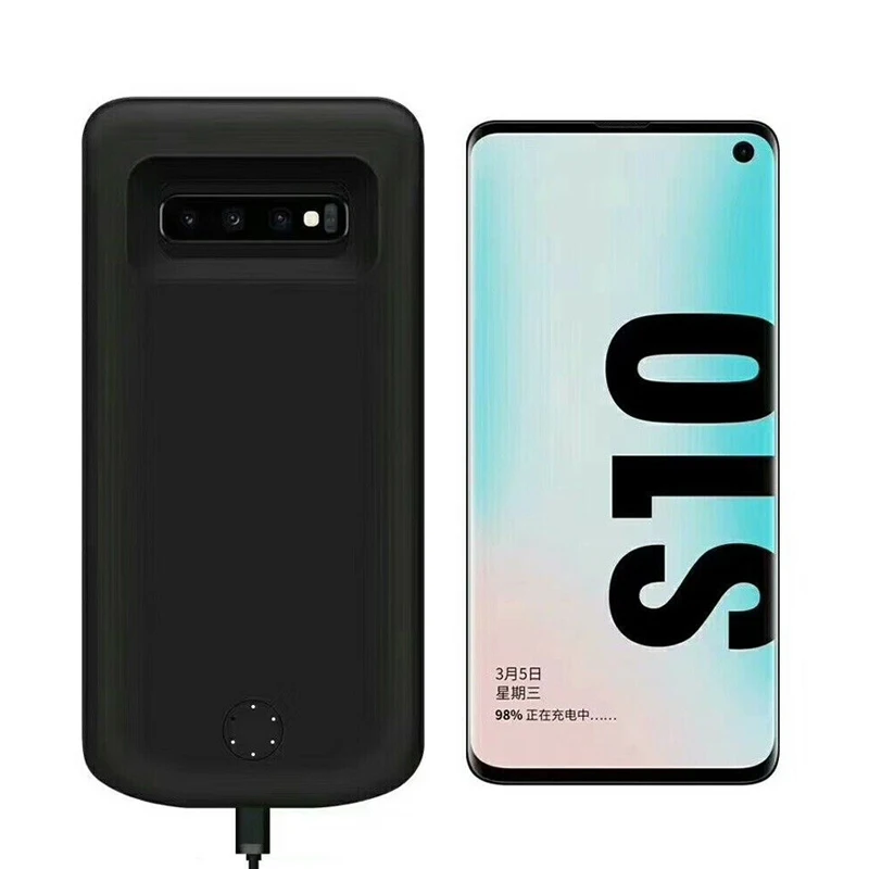 Большой емкости батарея зарядное устройство чехол для samsung Galaxy S10 S10E S10 Plus батарея чехол powerbank чехол Bateria Зарядка крышка