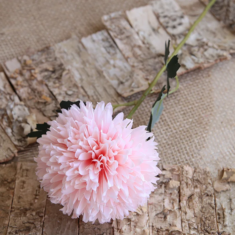 Light pink 3 шт. высота 55 см Искусственный цветок Гортензия Высококачественный искусственный цветок для Свадьбы вечерние праздничные украшения для дома икебана - Цвет: Light pink
