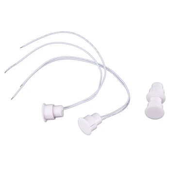 

NO Recessed Security Magnetic Door Window Contact Reed Switch 2 Pcs
