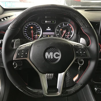 

100% Real Carbon Fiber Steering Wheel for X156 X204 C117,X117 W218,X218 R231 GLA GLK CLA CLS SL A Class,A35,A45,C43 C55 C63 E55