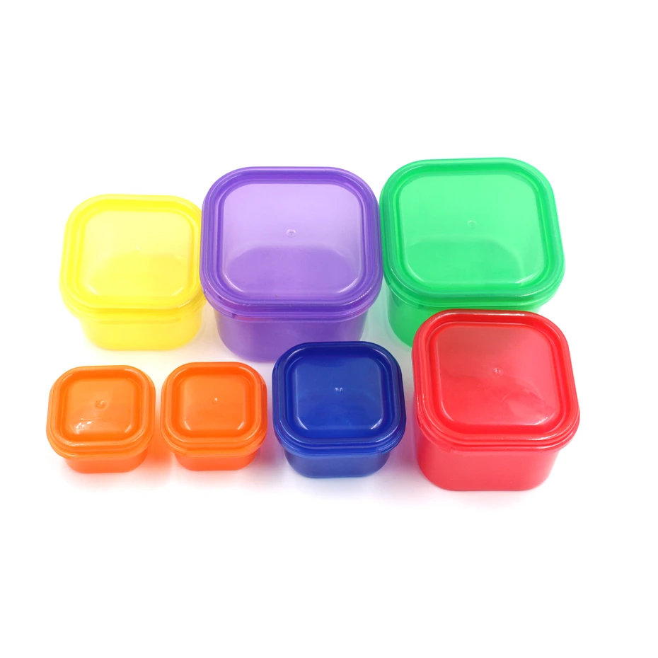 21 Day Portion Control Containers (7 Piece) Colored Set Meal Prep