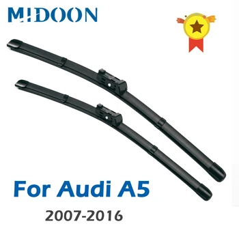 

MIDOON Wiper Blades for Audi A5 Fit Push Button Arms 2007 2008 2009 2010 2011 2012 2013 2014 2015 2016