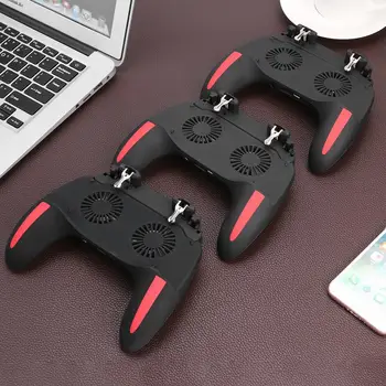 

Durable Telescopic Gamepad Multi-function H10 Mobile Controller Telescopic Gamepad Joystick w/Dual Cooling Fan for PUBG