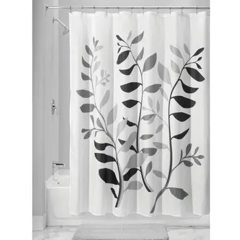 

Shower Curtain, Standard, Laurel Gray and Black