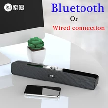 A6 беспроводной Bluetooth динамик сабвуфер стерео звук-бар объемный звук полный диапазон динамик домашний прямоугольник компьютерные колонки