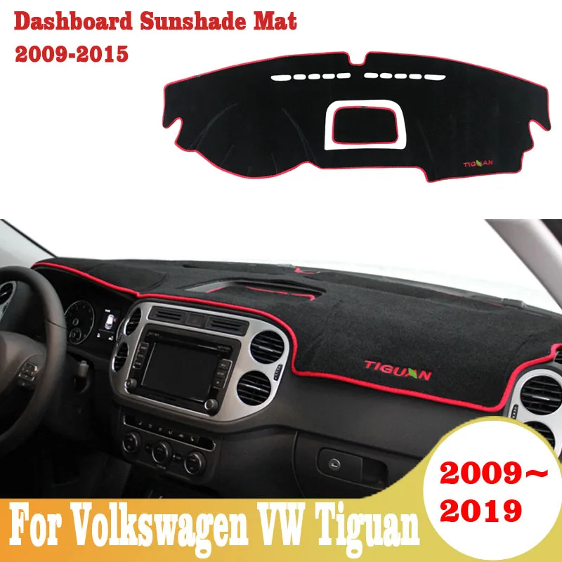 

For Volkswagen VW Tiguan 2009-2015-2016-2017 - 2019 Car Dashboard Cover Avoid Light Pad Instrument Panel Mat Carpets Accessories