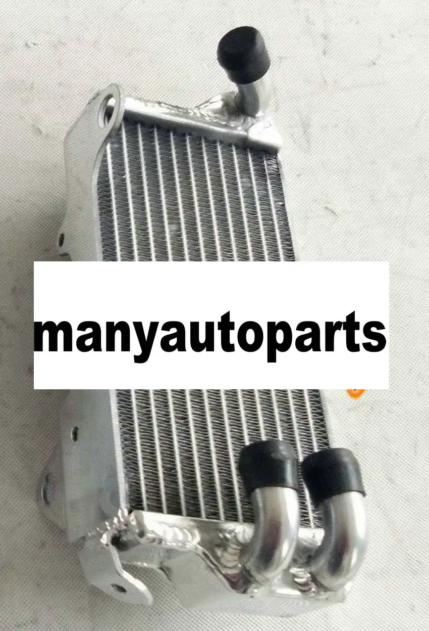 left radiator Левый алюминиевый радиатор для Honda CRF250R CRF 250 R без крышки - Цвет: left radiator