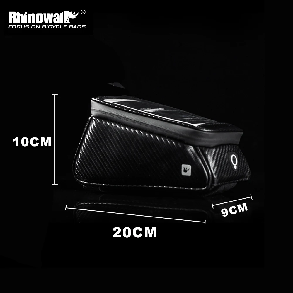 Rhinowalk RK18335 MTB Bike Bag Rainproof Touch Screen Top Tube - Image 4