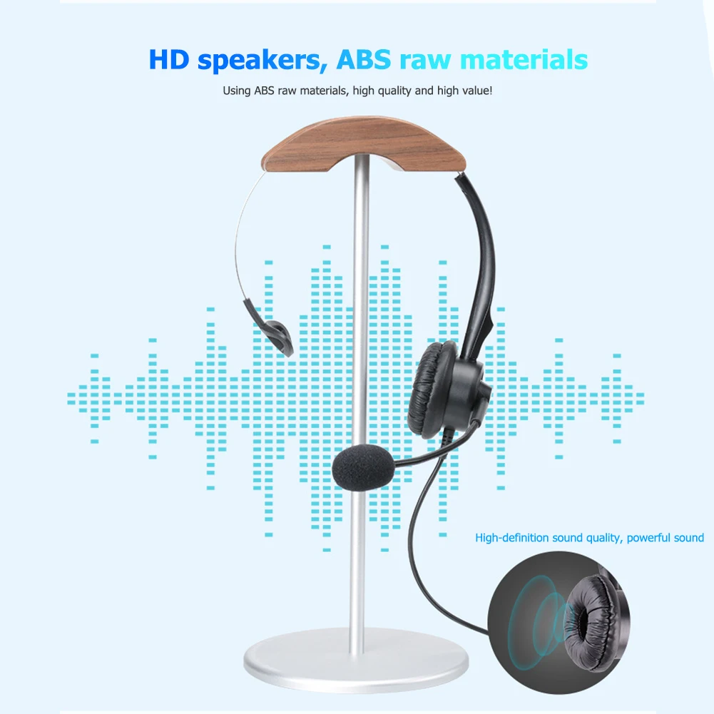 Center Office MIC Headset Chatting Gaming Podcast Recording VT200 USB Wired Headphone for Online Conference Call
