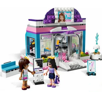 

220pcs Bela 10156 new girl Friend Series Butterfly Beauty Shop Emma Model Buliding Blocks Bricks toys Compatible with Lepining