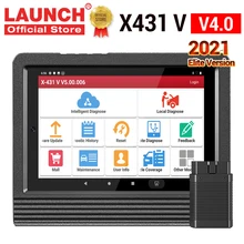 Herramienta de diagnóstico de coche Elite LAUNCH X431 V V4.0, Sistema completo OBD OBD2, lector de código, escáner automático, 2 años de actualización gratuita V Pro mini, 2021
