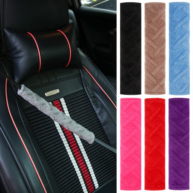 2 stücke Seatbelt Abdeckungen Weiche Plüsch Samt Schulter Kissen Gürtel  Abdeckung für Erwachsene Kinder Non Slip Auto Lkw Rucksack Riemen zubehör -  AliExpress