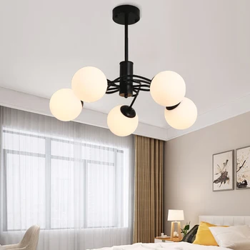 

American Metal Led Chandeliers Lighting Shades Living Room Led Pendant Chandelier Lights Hanging Lamp Fixtures