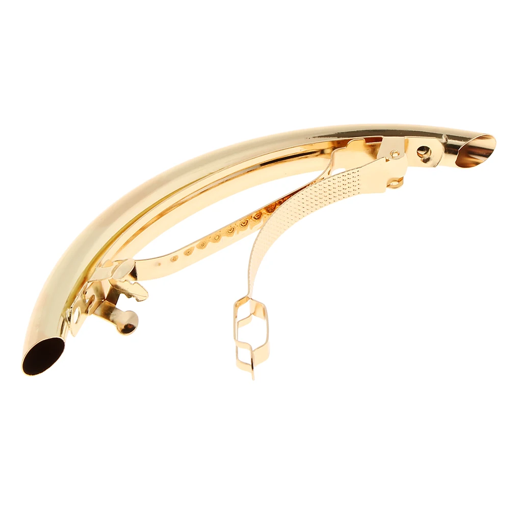 2pcs Novelty Large Rectangle French Hair Barrette Hairpins Automatic Spring Tube Hair Clip
