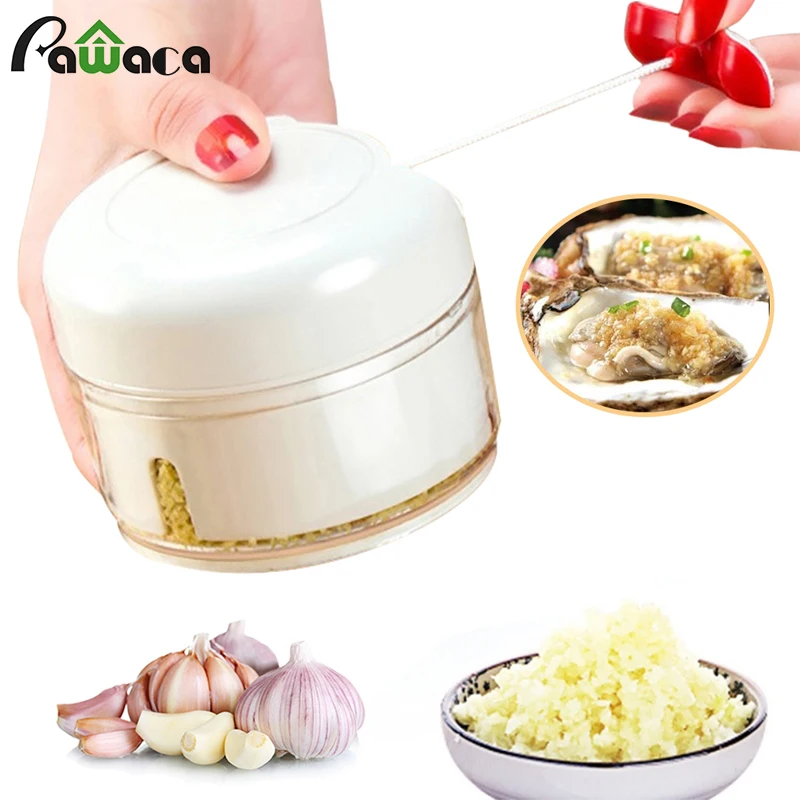  Mini Manual Food Chopper Garlic Cutter Meat Grinder Fruit Vegetable Slicer Mincer Blender Nuts Shre