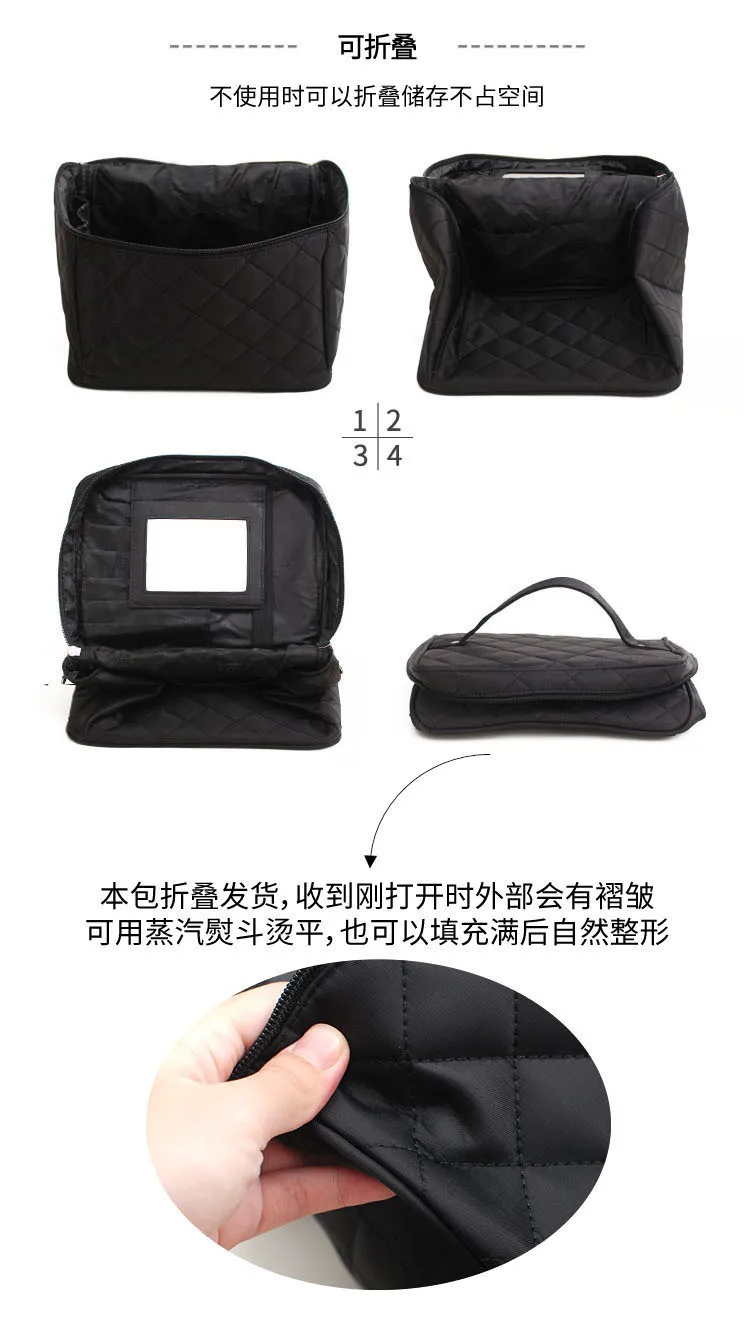 Большая вместительная сумка для мытья, большой зеркальный косметический пакет, многофункциональная дорожная водонепроницаемая сумка для хранения