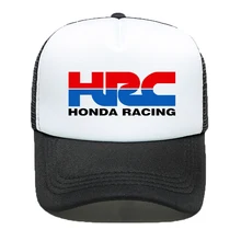 Крутая Кепка Дальнобойщика s HRC Honda гоночный автомобиль, мотоцикл болельщиков Кепка крутая летняя бейсбольная сетка хип-хоп шапка, Кепка для мужчин