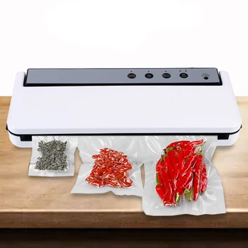 

HOT！-Vacuum Sealer Food Saver, Automatic Vacuum Air Sealing System for Food Preservation, Dry & Moist Food Modes, 4 in 1 Food Se