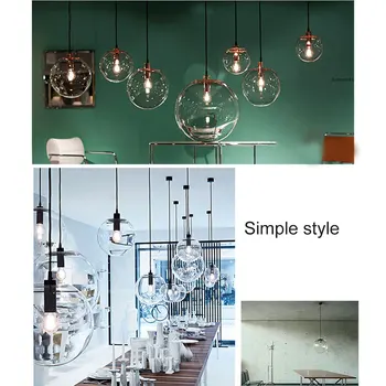 

Modern Nordic Chandelier Multi-lights Staircase Pendant Glass Ball Light for Living Room Stairs HG99