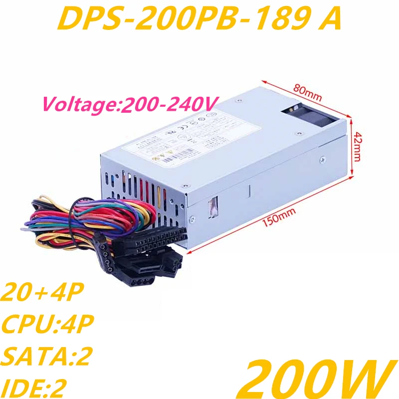 

New Original PSU For Delta Small 1U CP1540 CP5140 CP5141 CP6130 200W Power Supply DPS-200PB-189 A GPS-200AB A DPS-200PB-189A