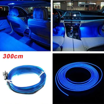 

Accessories LED Decor Strip Car Blue Interior Atmosphere Light DC 12V Replacement