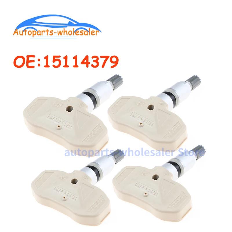 4 шт./партия автомобильные аксессуары TPMS сенсор 15114379 для Cadillac Chevrolet TPMS система контроля давления в шинах 315 МГц
