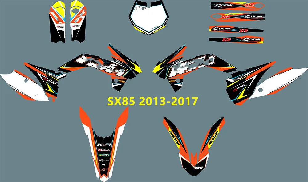 3m наклейки Наборы SX85 13-17 Бесплатные пользовательские логотипы номера имена
