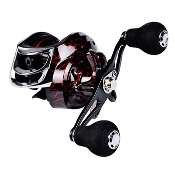 

18+1BB Metal Baitcasting Reel 7.1:1 Gear Ratio Fishing Reel Right Left Handed Low-Profile Reel