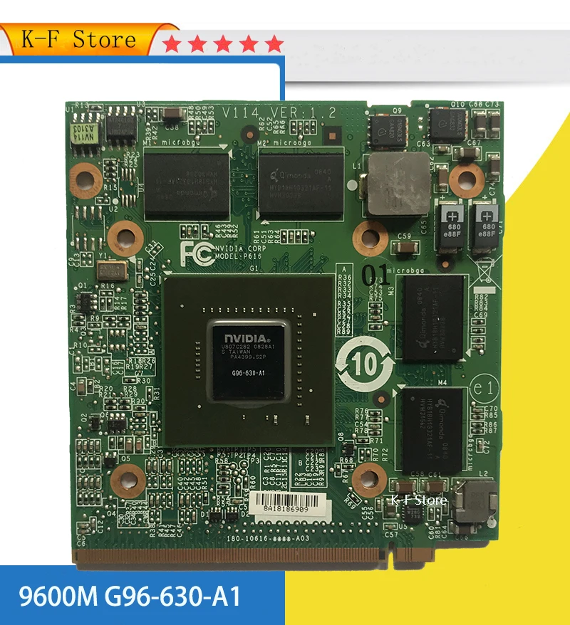 Placa de Vídeo G96-600-c1 para Acer Geforce Mxm G96-630-a1 Aspire 6930 5530g 7730g 5930g 5720g Portátil Gráfica 9600m gt Gddr3 512mb - Imagem 4