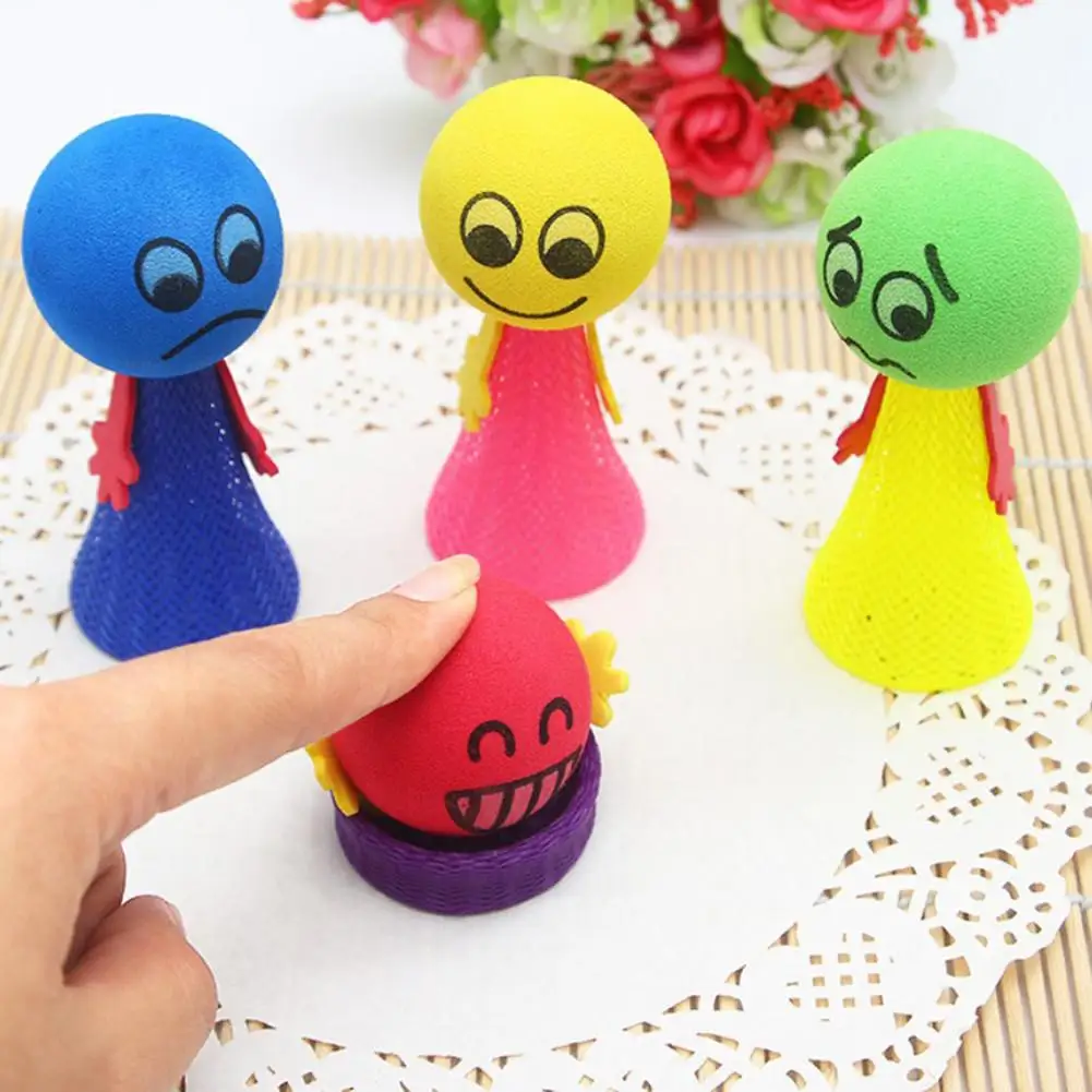 Kids Bouncing Dolls Toys Cute Funny Children Jumping Random Color And Pattern | Игрушки и хобби