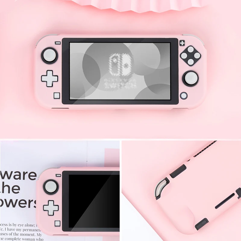Чехол для Nintendo Switch Lite Розовый Жесткий ПК чехол накладка игр NS Mini аксессуары