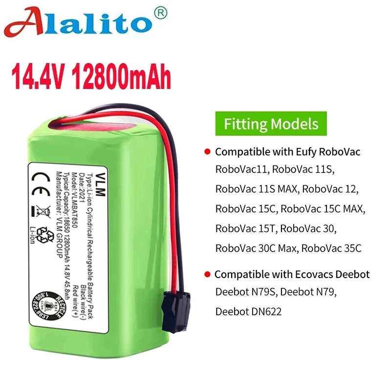 18650 14 4 V 2600mAh сменная батарея для Deebot N79S N79 DN622 Robovac 11 11S Max Conga Great 990 IKOHS S15 | Электроника