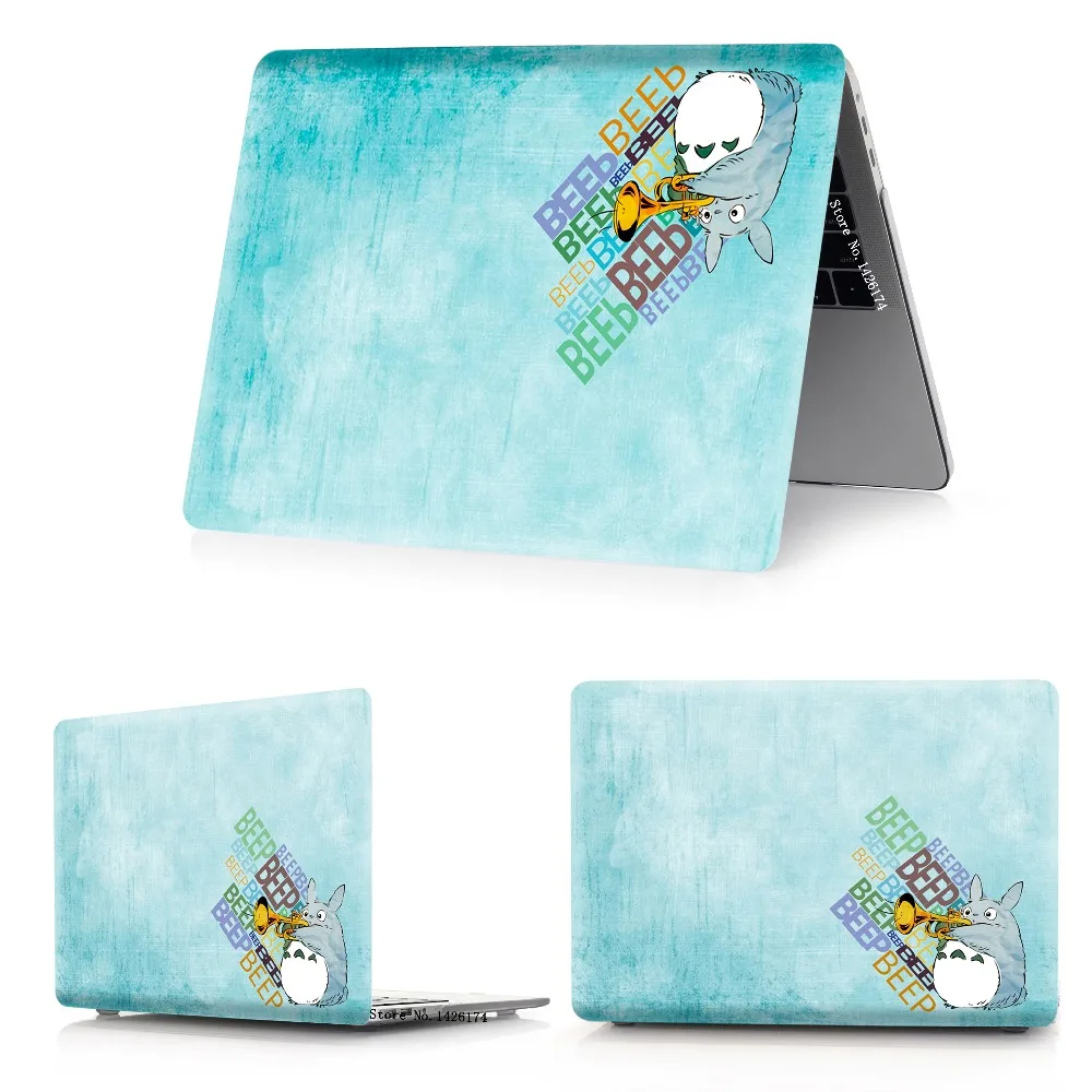 Серия Тоторо, чехол для Apple Macbook Air Pro retina 11 12 13 15 дюймов сумка для ноутбука, для Mac book Air Pro 13,3, 15,4 чехол. A1932+ подарок