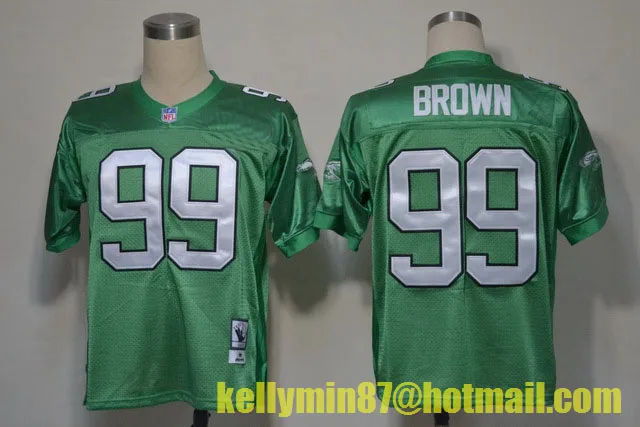 Stitiched, Philadelphia s, Wes Hopkins Brian Dawkins Throwback для мужчин Джерси - Цвет: Розовый