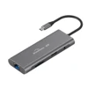 Blueendless Usb C Hub Adapter 9 in 1 Docking Station,1000Mbps Ethernet Lan Port, 3.5Mm Aux, 3X Usb 3.0, Tf/Sd Card Reader 1