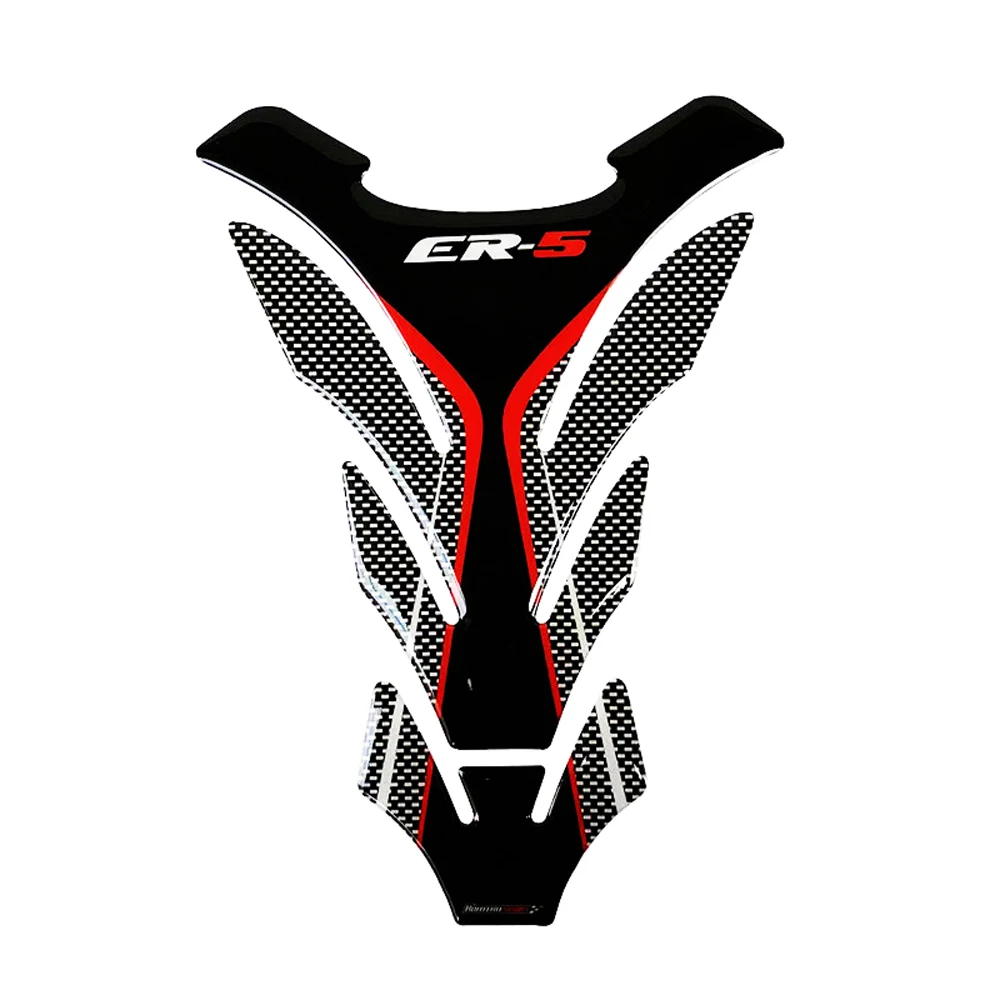 3D карбоновая защитная накладка на бак мотоцикла Наклейка Наклейки чехол для Kawasaki ER5 ER-5 ER 5 Tank