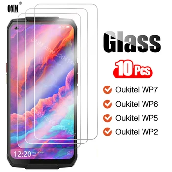 Перейти на Алиэкспресс и купить Закаленное стекло для Oukitel WP7 WP6 WP5 WP2, 10 шт., защитная стеклянная пленка для Oukitel WP7 WP6 WP5 WP2
