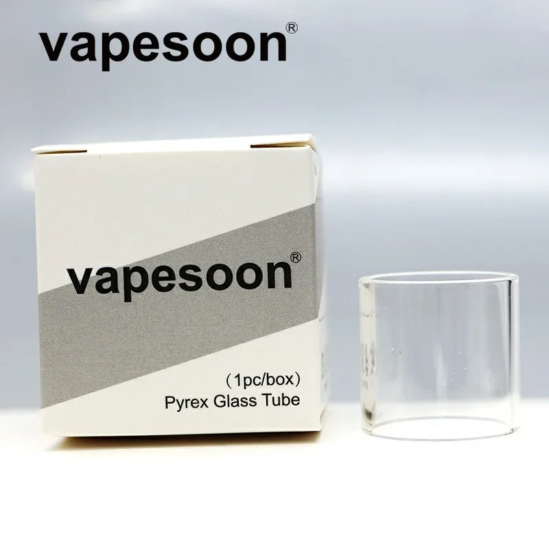 Аутентичные VapeSoon сменная стеклянная трубка Pyrex для Vaptio Vape ручка комплект Solo 2 4 мл