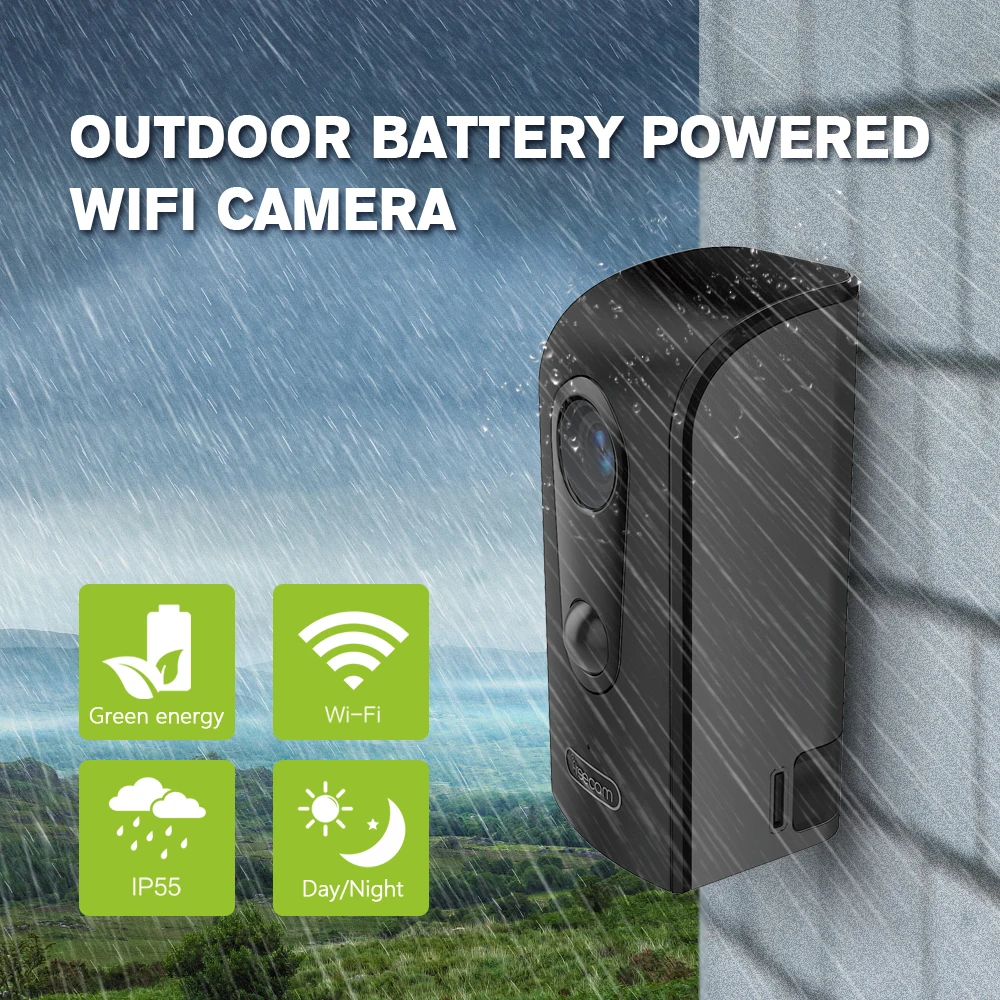 Камера видеонаблюдения FREECAM C380B компактная 720P HD Wi Fi ночное видение|surveilance security