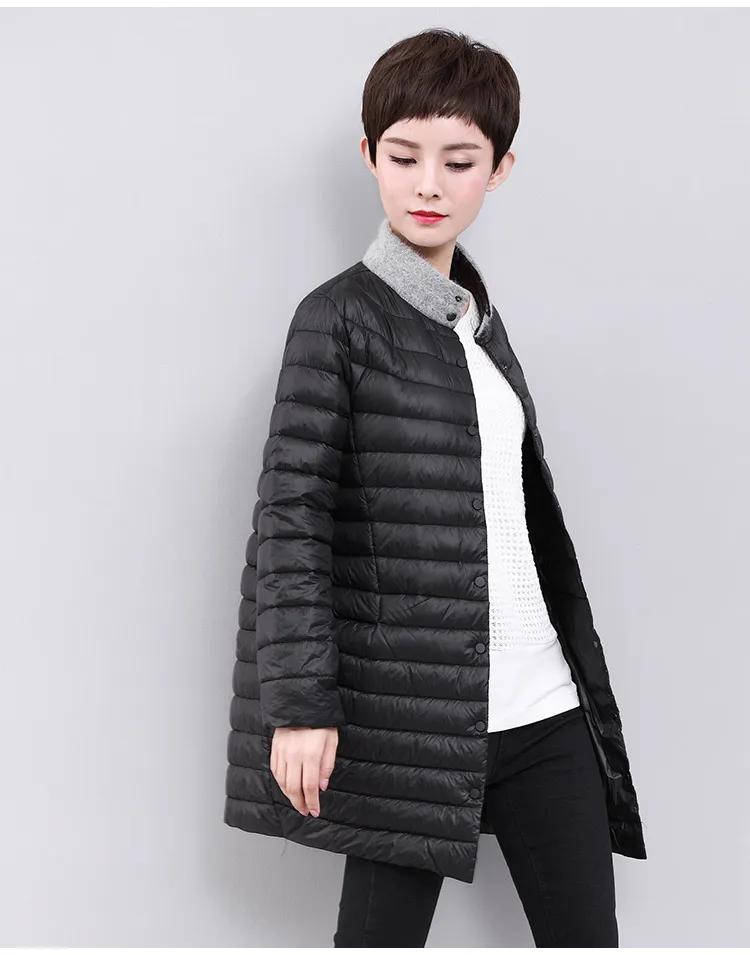 winter and autumn women down coat jackets