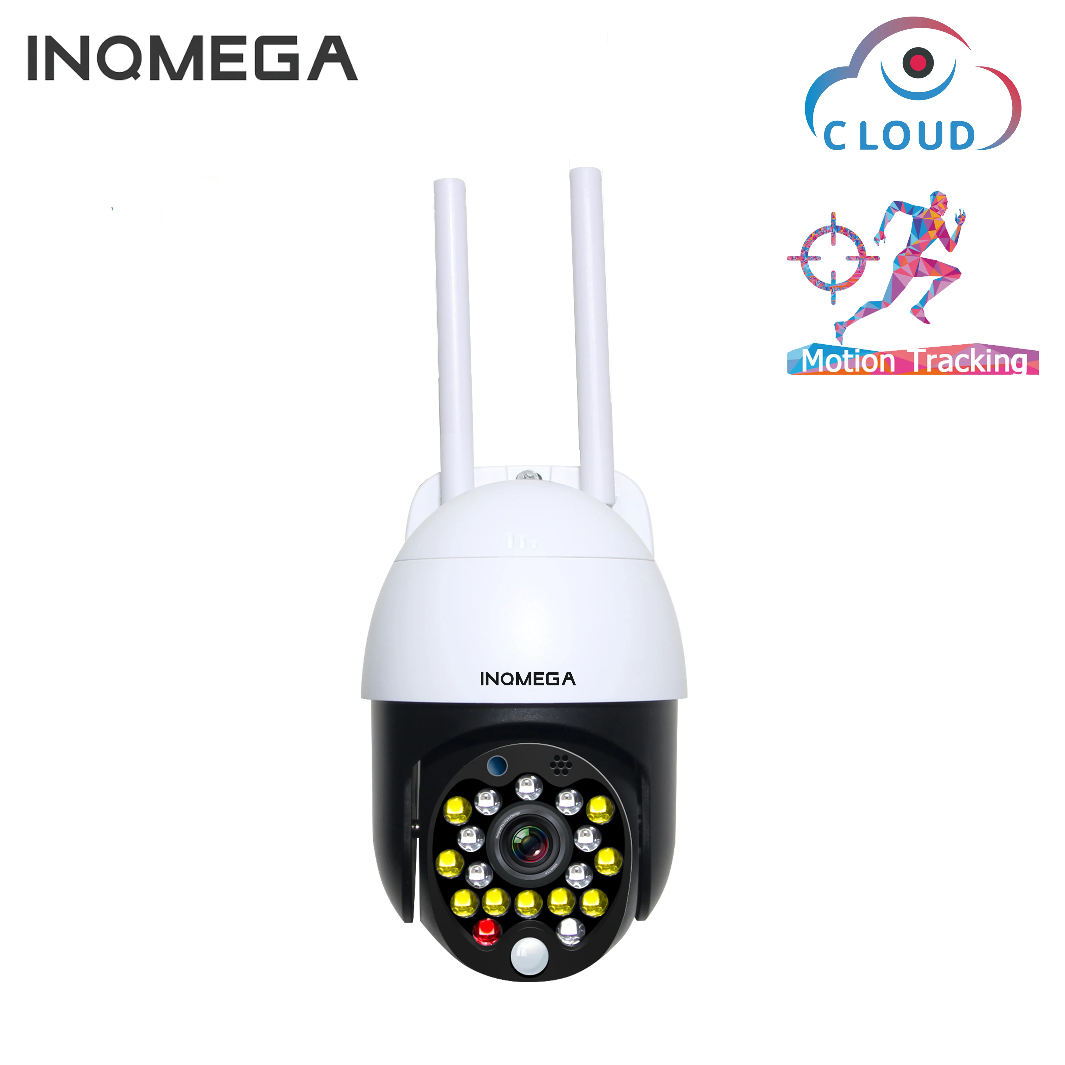 

2.4MP Outdoor PTZ Speed Dome Camera WiFi Cloud Self-tracking Camera ONVIF Wireless Camera Home IP Surveillance Camera