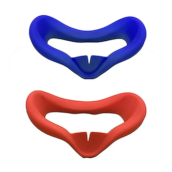 

2 Pcs Soft Anti-Sweat Silicone Eye Mask Cover for Oculus Quest VR Glasses Unisex Anti-Leakage Light Blocking Face Eye Cover Pad,