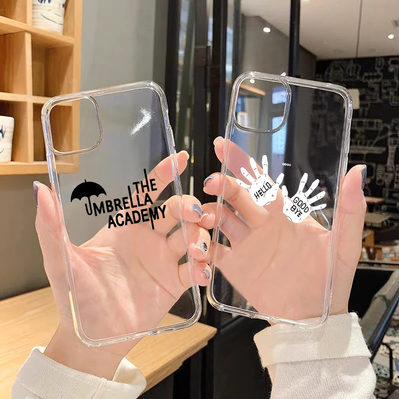 GYKZ Fashion The Umbrella Academy Clear Phone Case For iPhone 13 Pro Max 11 12 XS SE20 XR 7 6 8Plus Soft TPU Cover Fundas Coque | Мобильные