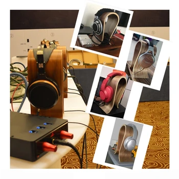 

Universal U Shape Wood Headphones Stand Holder Earphone Hanger Wooden Headset De 270B