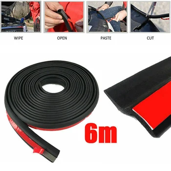 

5/6/10M Car Seal Strip Parts Truck Mouldings B/Z/L Type Door Rubber Weathership Protector Exterior Noise Insulation Accessories