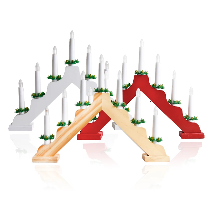 ChristmascandlearchlightEuropeanbridgelightbatteryboxlight