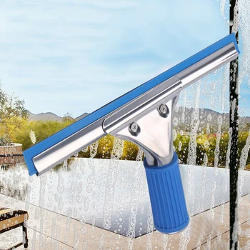 

New Stainless Steel Window Squeegee Glass Wiper Cleaning Set Window Scraper Cleaner For Shower Car Mirror Kitchen Bathroom Floor