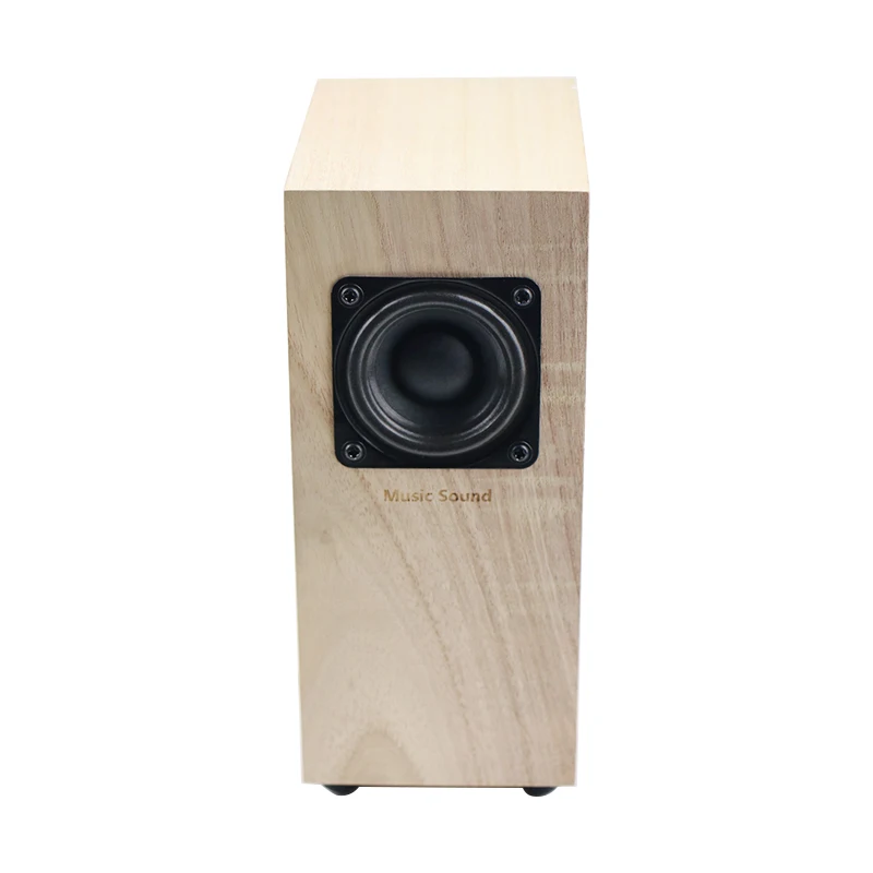  GHXAMP Full Range Wooden Speaker Computer Hifi 2.0 Treble Midrange Bass Balance Clear Passive Books