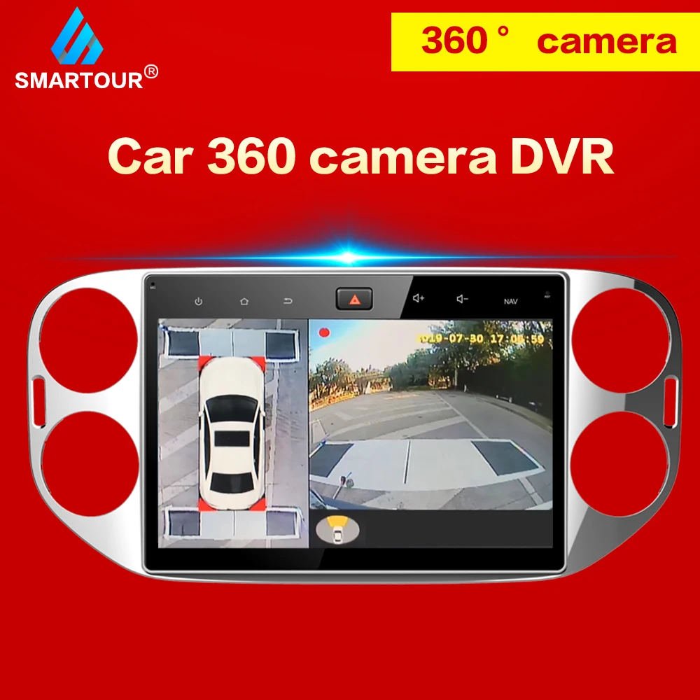 Автомобильная система объемного обзора Smartour 360 градусов панорамная с