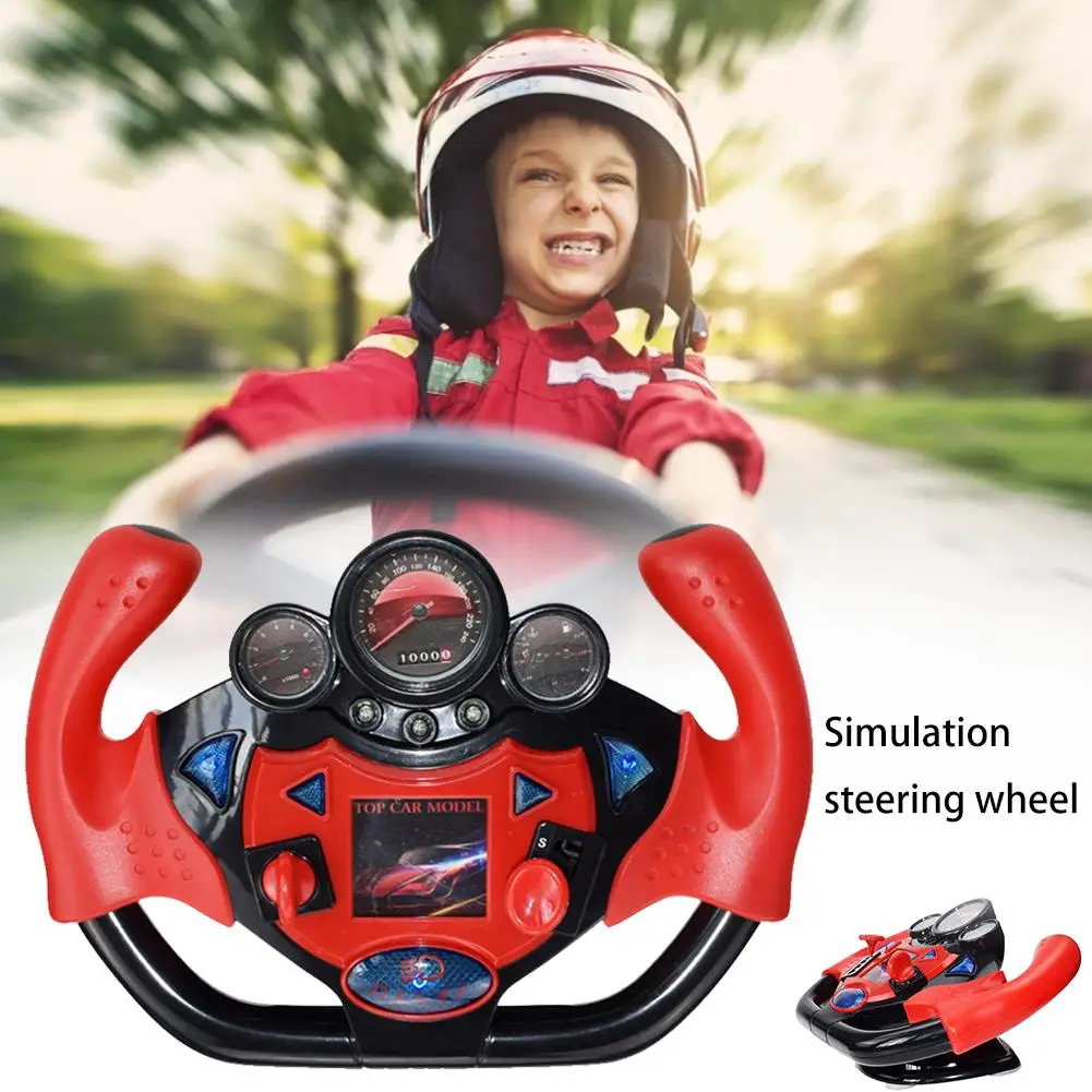 

Simulation Steering Wheel Sports Car Toy Steering Wheel Toy Educational Toys For Children Support Wholesale